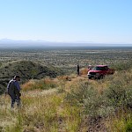 View south-east from Mexican Hat hill