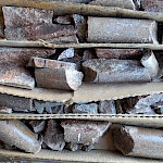 Auracle Resources’ drill core showing weakly fractured latite tuff